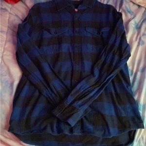 Blue American eagle flannel